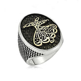 Silver Whirling Dervish Men's Ring